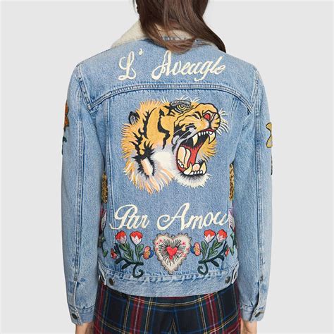 gucci women denim jacket